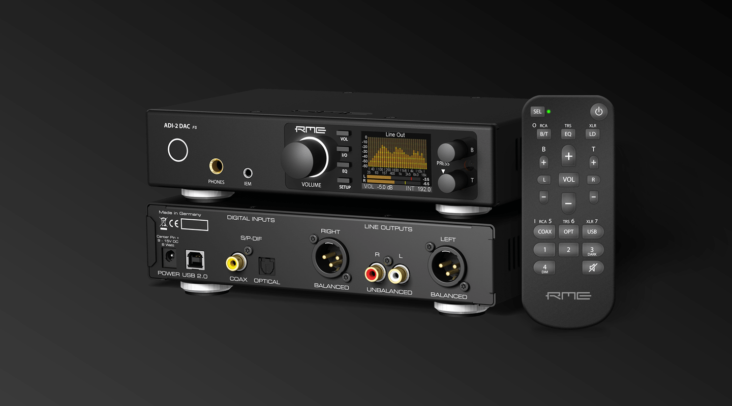 ADI-2-DAC FS - RME Audio Interfaces | Format Converters | Preamps 