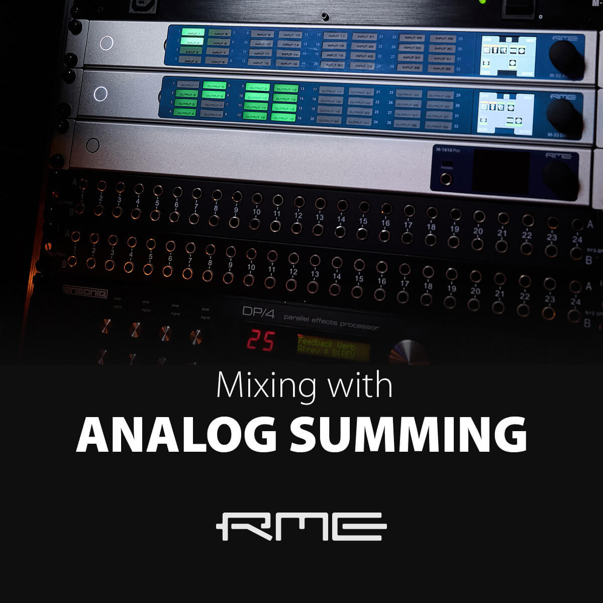Analog Summing with the M-32 Pro