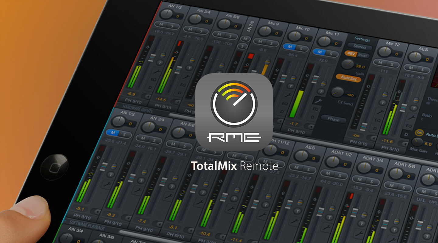 RME Audio TotalMix Remote