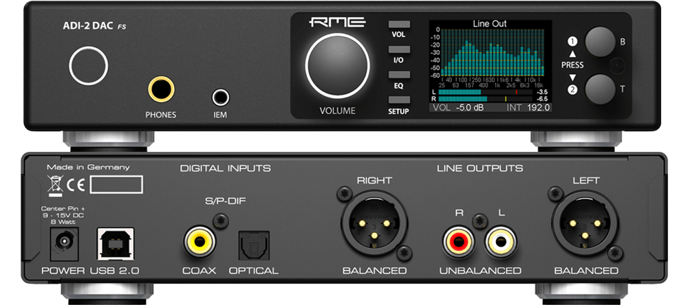 ADI-2-DAC FS - RME Audio Interfaces | Format Converters | Preamps 