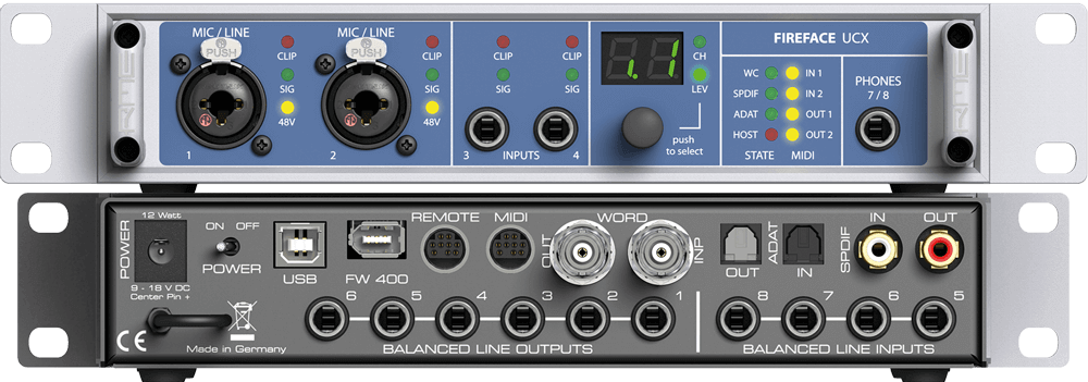 Fireface UCX | High-end USB Audio Interface - rme-usa.com
