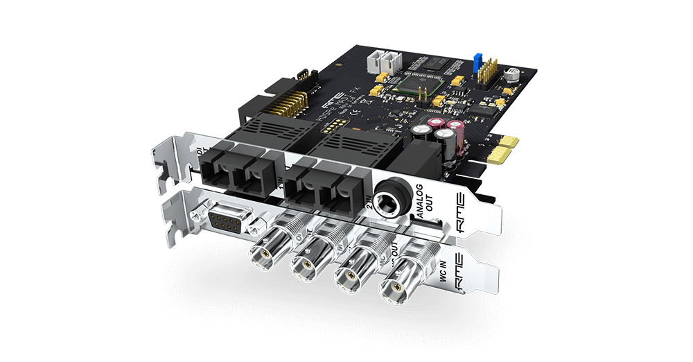 PCI Express Card Audio Interfaces with Multi-Format I/O