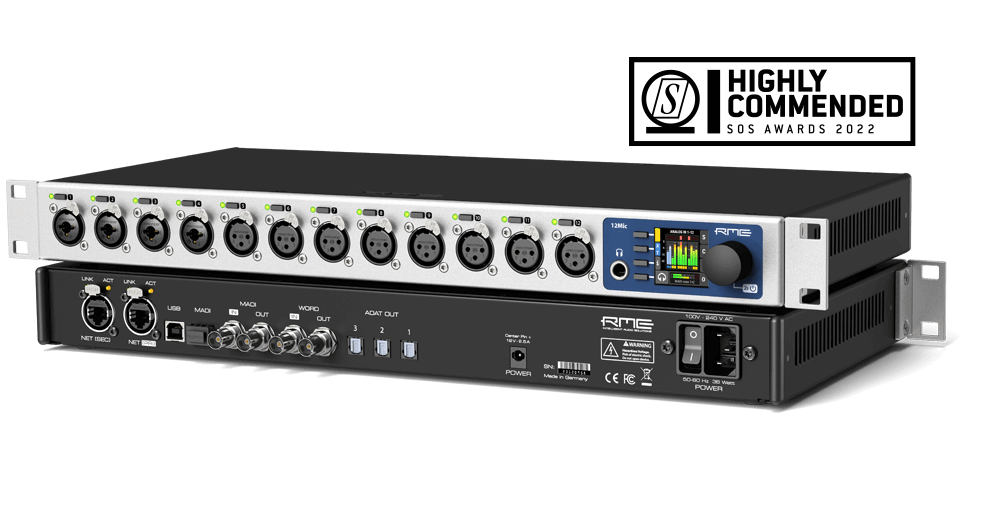 High-end 12-Channel Interface for Digital Microphones - rme-usa.com